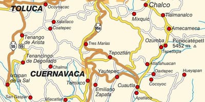 Ciudad מקסיקו מפה