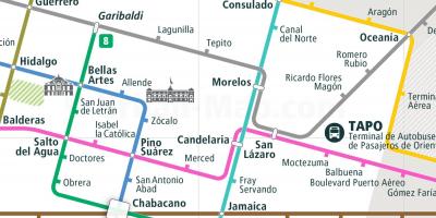 מפה של tepito מקסיקו סיטי 