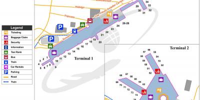 בניטו חוארז התעופה הבינלאומי מפה