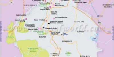 מקסיקו סיטי מיקום המפה