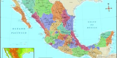 מפה של מקסיקו סיטי מיקוד
